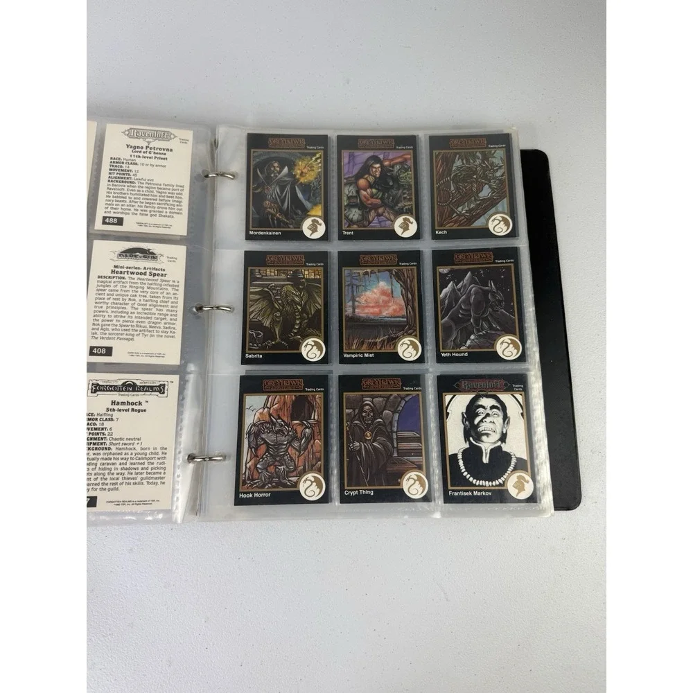 Mixed Lot Of TSR 1992 dungeons And dragons cards